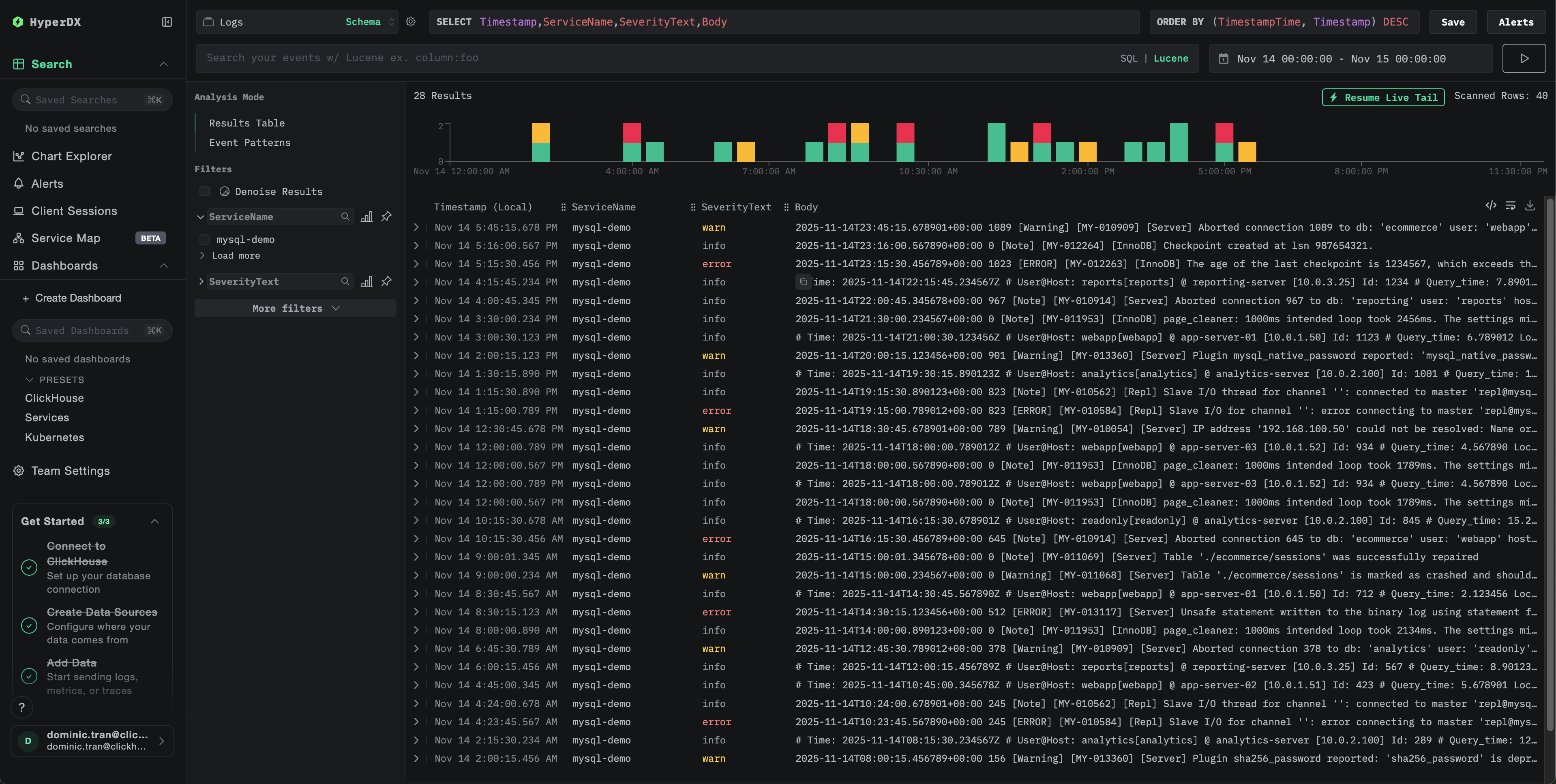 Экран поиска