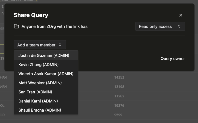 Добавление участника коман�ды